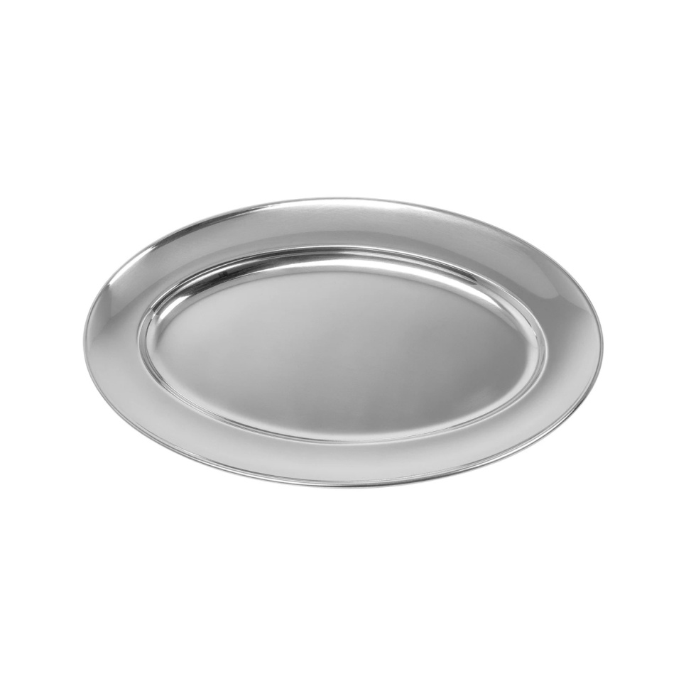 Oval serving platter, 35x22,5cm - Exxent ryhmässä Kattaus / Lautaset, Kulhot & Astiat / Tarjoiluastiat @ KitchenLab (1071-31746)