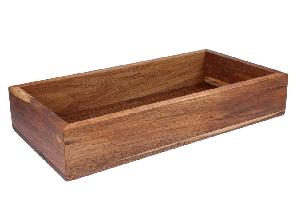 Akaasia tarjoilurasia, 28 x 14 cm - Xantia ryhmässä Kattaus / Muuta kattaukseen & tarjoiluun / Leipäkorit @ KitchenLab (1071-31989)