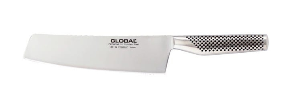 Global GF-36 Taottu Leikkuuveitsi, 20cm ryhmässä Ruoanlaitto / Keittiöveitset / Vihannesveitset @ KitchenLab (1073-10446)