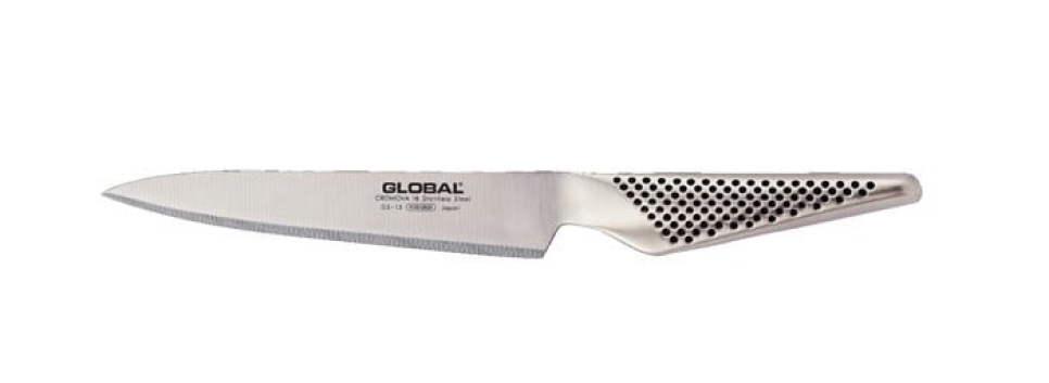 Global GS-13 Yleisveitsi 15cm hienohampainen ryhmässä Ruoanlaitto / Keittiöveitset / Yleisveitset @ KitchenLab (1073-10452)