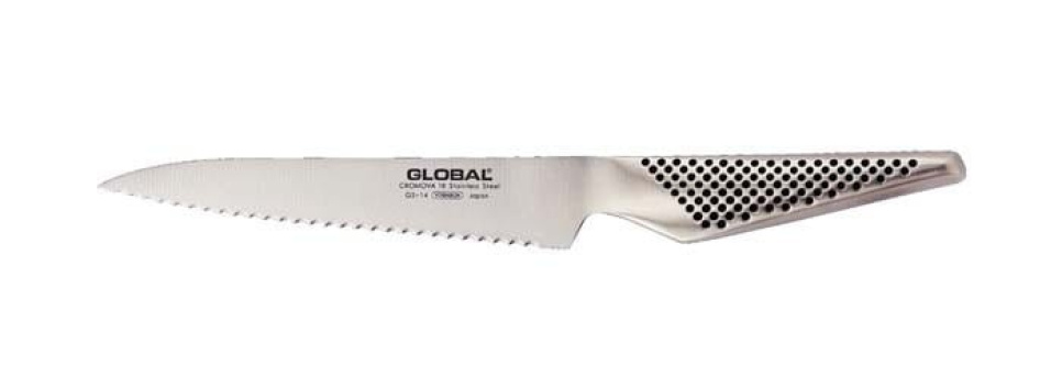 Global GS-14 Yleisveitsi 15 cm hammastettu ryhmässä Ruoanlaitto / Keittiöveitset / Yleisveitset @ KitchenLab (1073-10453)