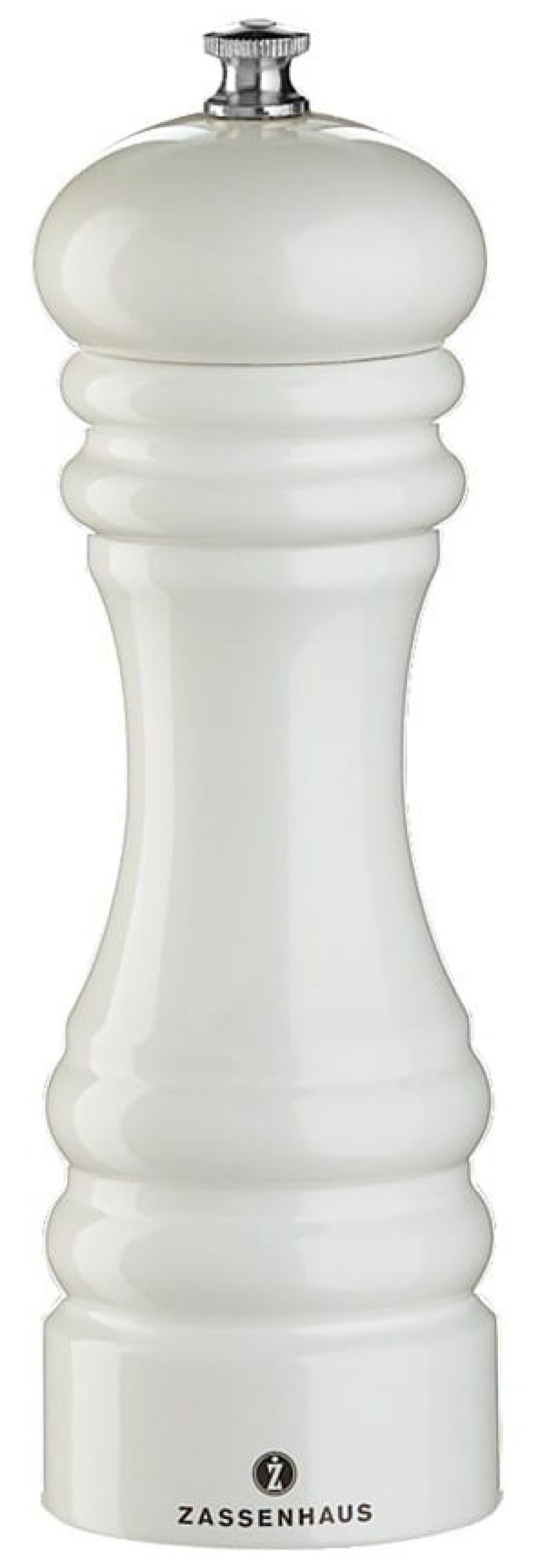 Pippurimylly Berlin, kiiltävä valkoinen 18 cm - Zassenhaus Pippurimylly Berlin, kiiltävä valkoinen 18 cm - Zassenhaus