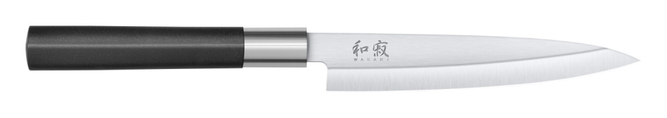 Sashimi-veitsi Yanagiba 15 cm - KAI Wasabi Black ryhmässä Ruoanlaitto / Keittiöveitset / Sashimi-veitset @ KitchenLab (1074-13962)