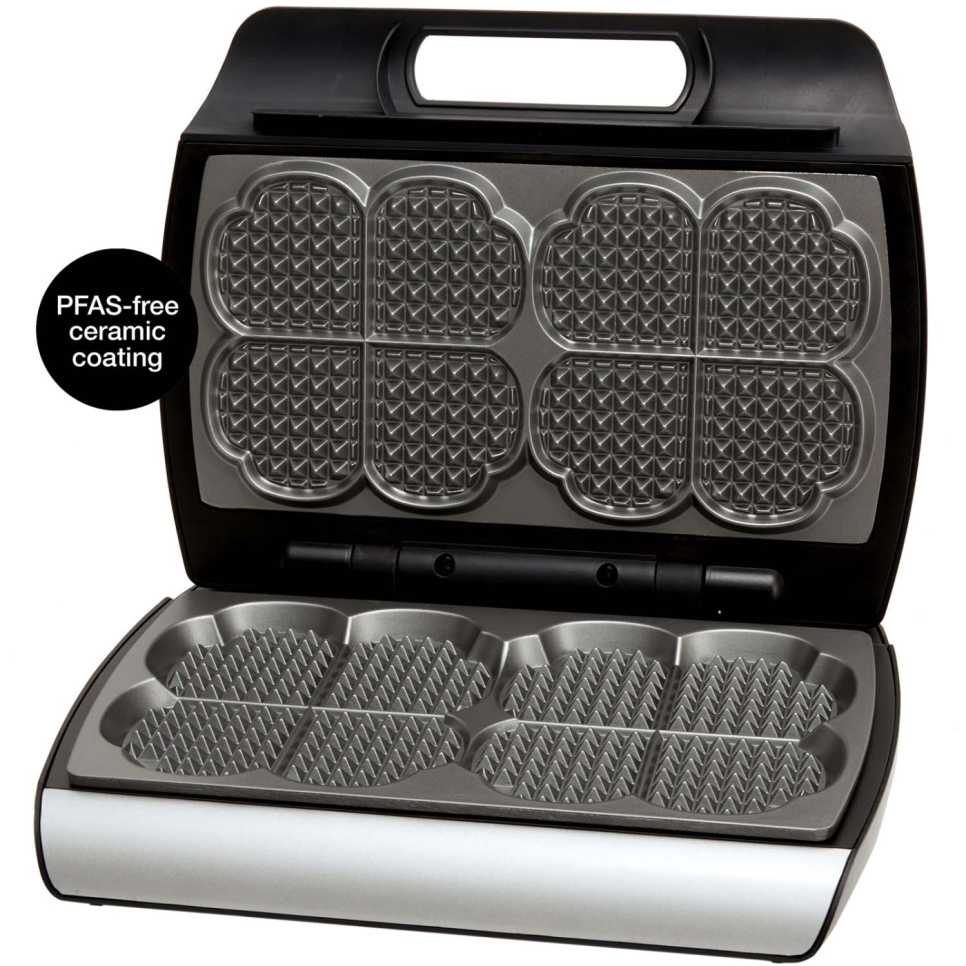 Vohvelirauta Elegance Sound, tupla - Åviken ryhmässä Keittiökoneet / Kuumenna & kypsennä / Vohveliraudat @ KitchenLab (1074-22862)