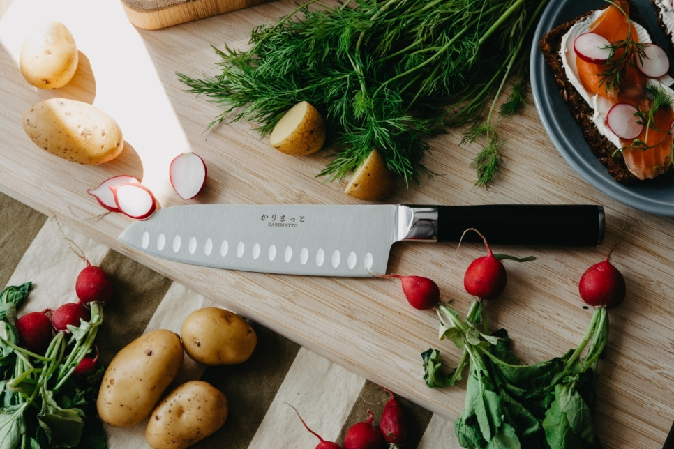 Santoku-veitsi 17,5cm - Karimatto