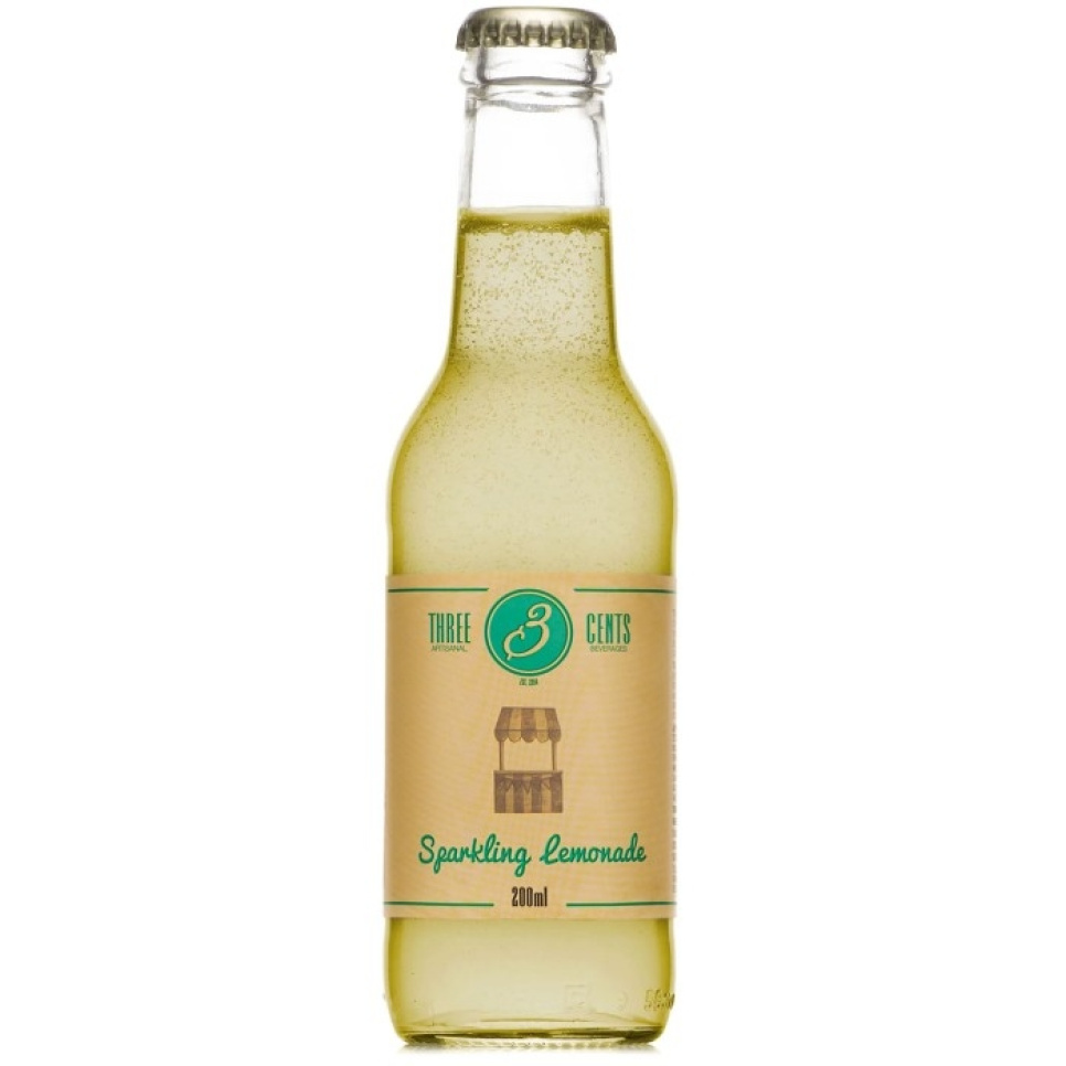 Sparkling Lemonade, 200 ml - Three Cents ryhmässä Ruoanlaitto / Tuontituotteet @ KitchenLab (1083-28754)