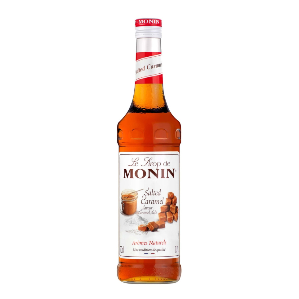 Monin Salted Caramel Syrup 70 cl ryhmässä Baari & Viini / Baaritarvikkeet / Muut baaritarvikkeet @ KitchenLab (1083-30763)