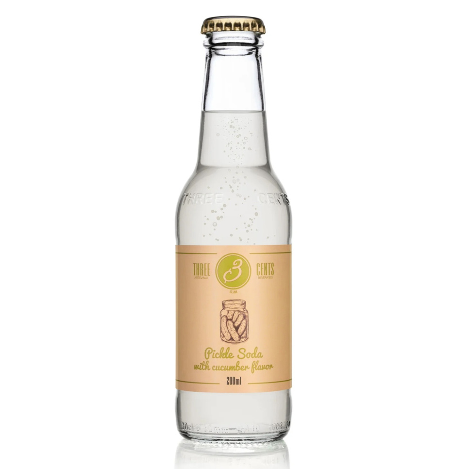 Pickle Soda, 200 ml - Three Cents ryhmässä Ruoanlaitto / Tuontituotteet @ KitchenLab (1083-35665)