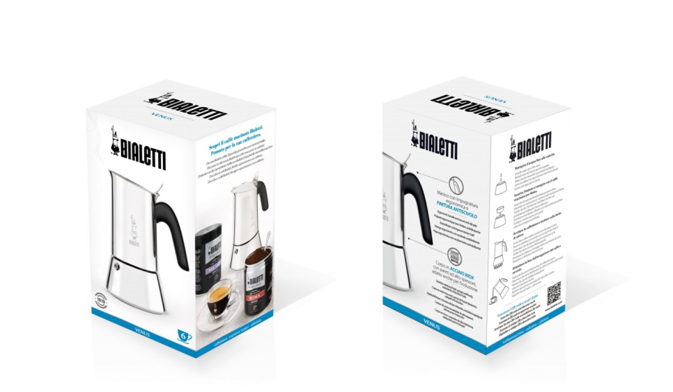 Espressokeitin Bialetti Venus, ruostumatonta terästä