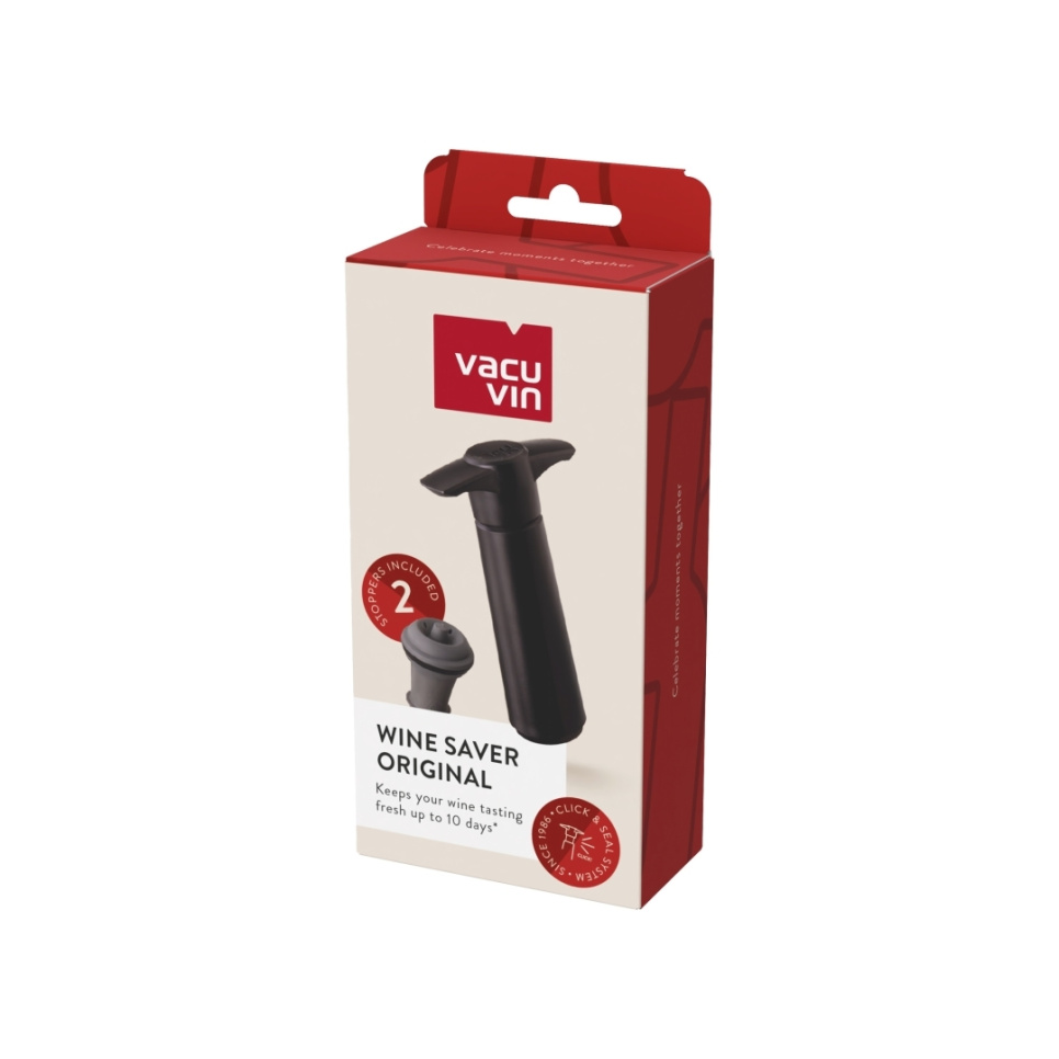 Viinisäilytin, musta - Vacuvin