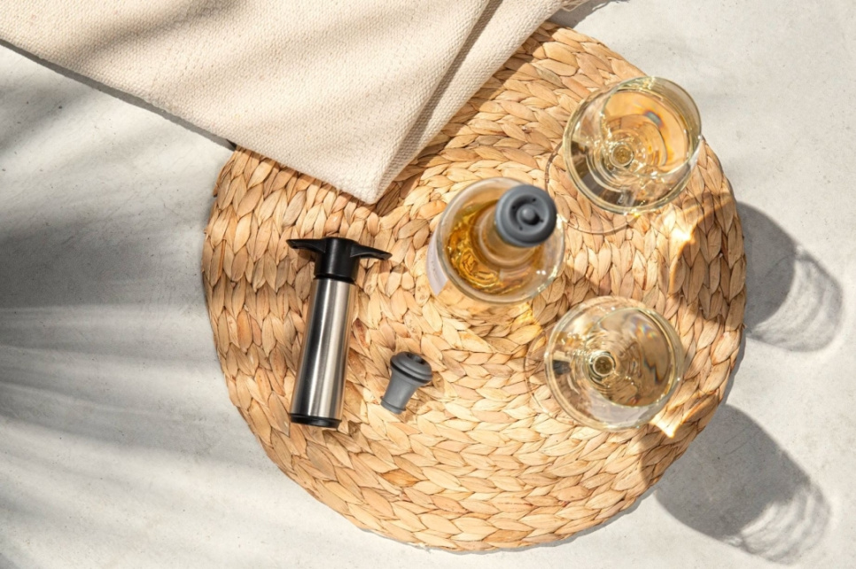 Viinisäilytin, ruostumatonta terästä - Vacuvin