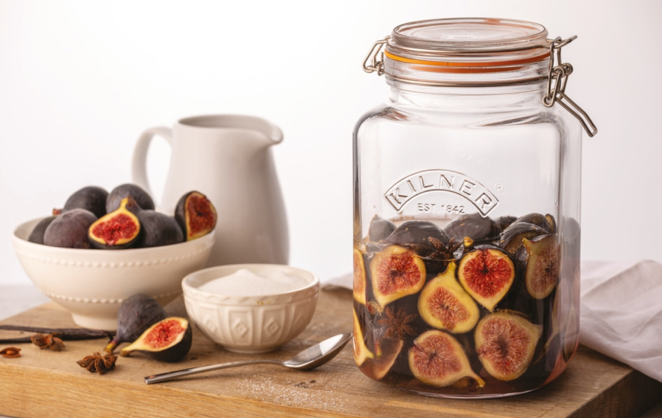 Säilykepurkki patenttikannella, nelikulmainen - Kilner - 3 L