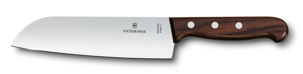 Santoku-veitsi 17 cm puinen kahva, lahjapakkaus - Victorinox ryhmässä Ruoanlaitto / Keittiöveitset / Santoku-veitset @ KitchenLab (1090-11863)