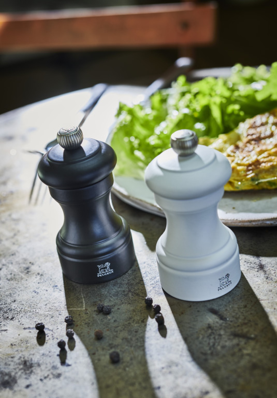 Suolamylly, 10 cm, Bistro, Musta - Peugeot
