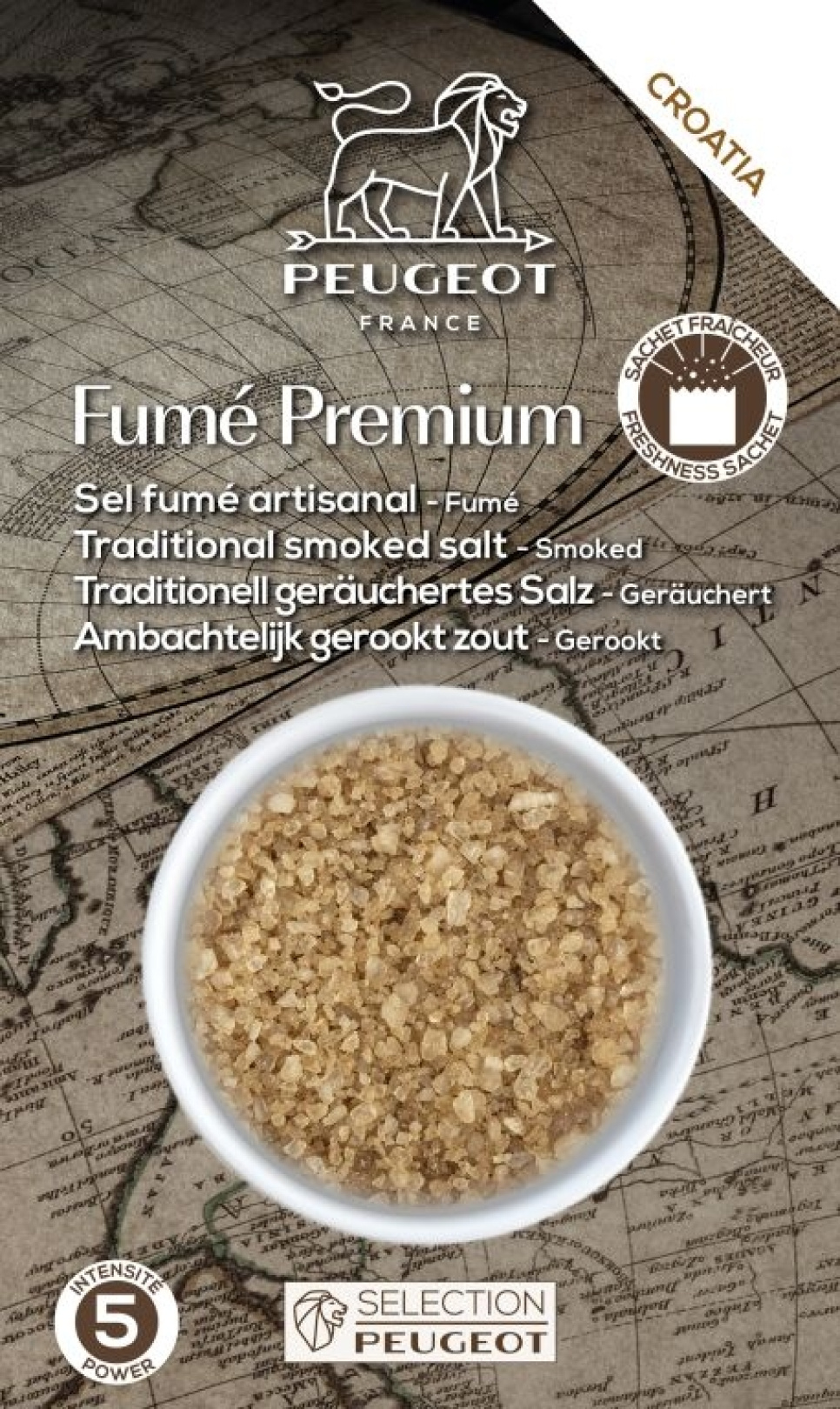 Myllärisuola, Premium Savustettu, 150 g - Peugeot ryhmässä Ruoanlaitto / Mausteet & Aromit / Suolat @ KitchenLab (1090-35293)