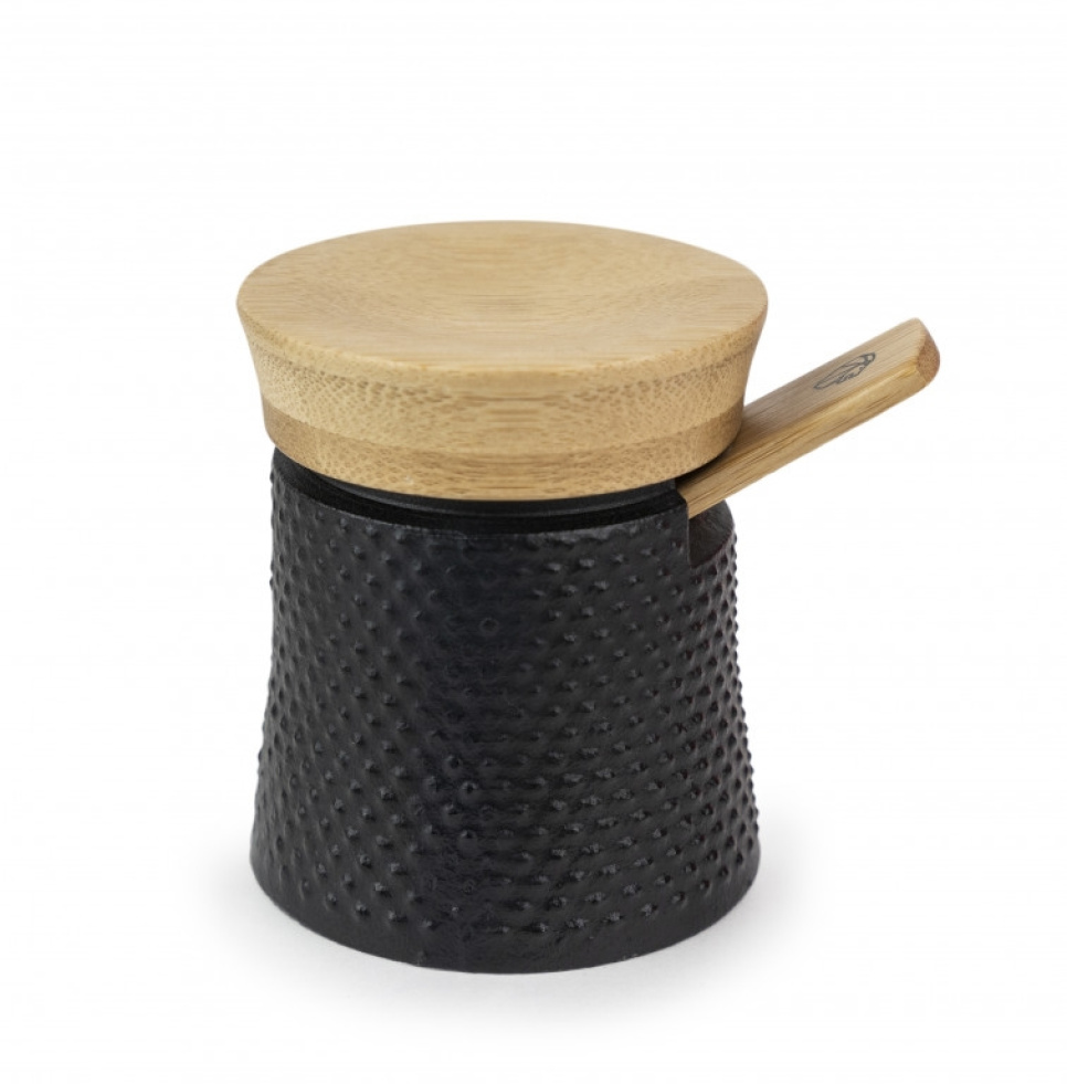 Suolapurkki, 7 cm, Bali, Valurauta, Musta - Peugeot ryhmässä Ruoanlaitto / Keittiövälineet / Suola- ja pippurimyllyt @ KitchenLab (1090-35367)