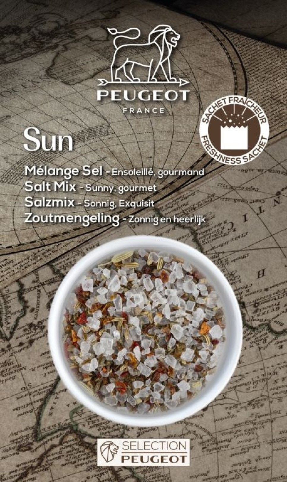Suolasekoitus Myllyyn, Sun, 135g - Peugeot ryhmässä Ruoanlaitto / Mausteet & Aromit / Suolat @ KitchenLab (1090-35446)