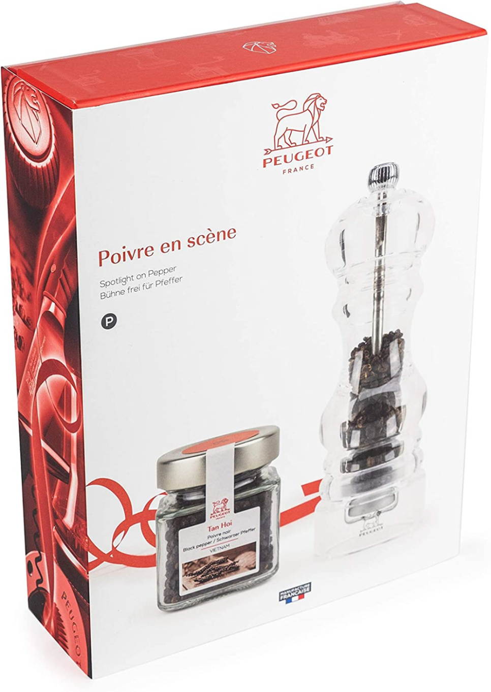Setti: pippurimylly ja pippuri, Nancy – Peugeot