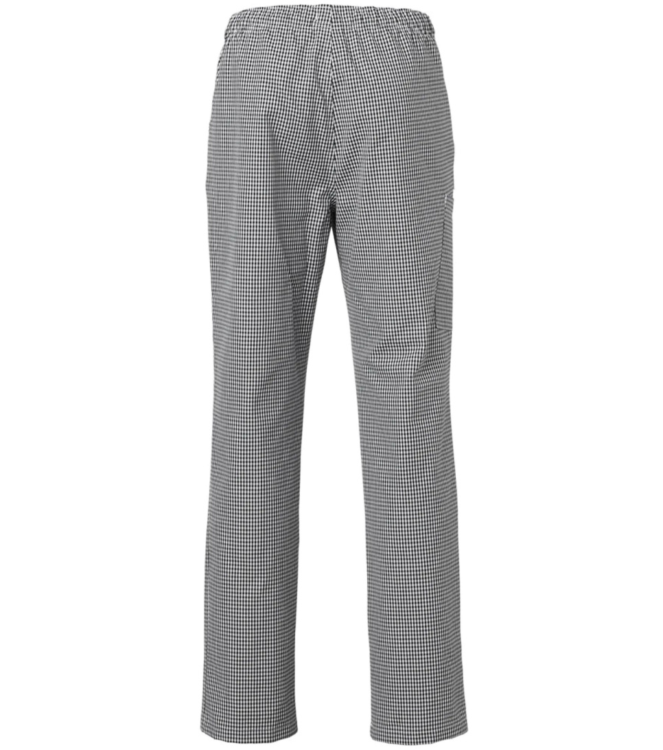 Housut, unisex, musta pepita - Segers