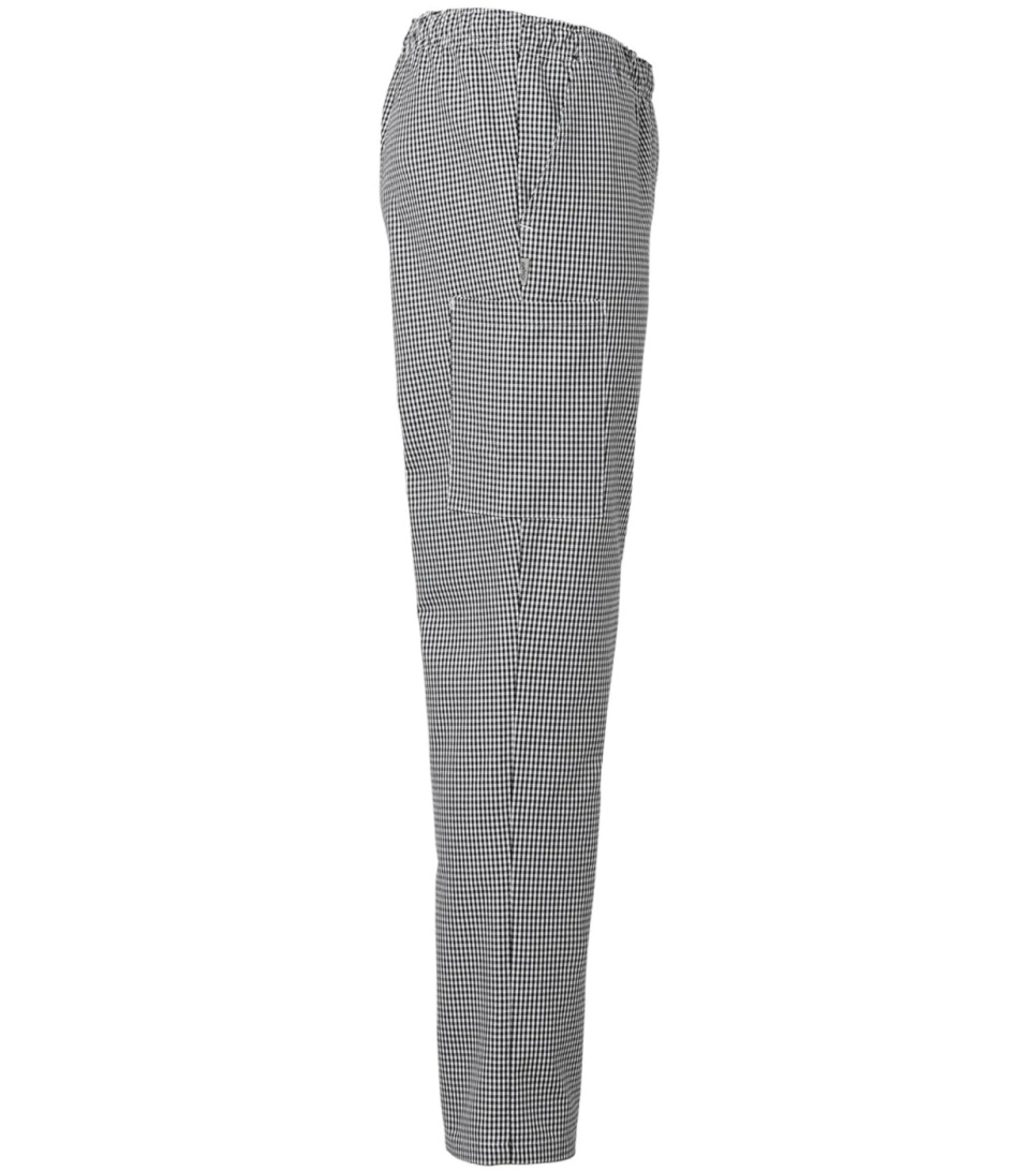 Housut, unisex, musta pepita - Segers