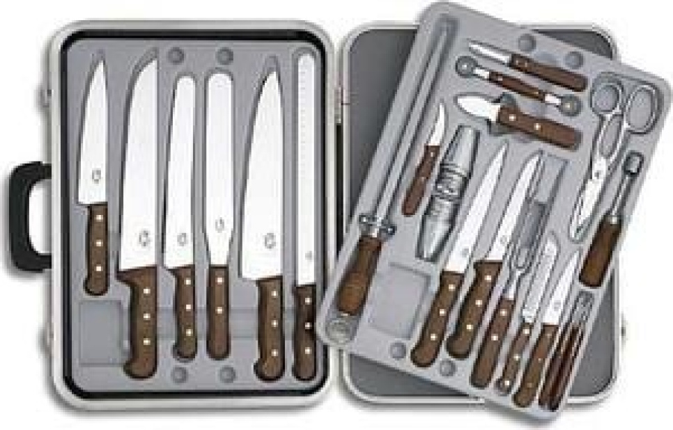 Victorinox Kokkilaukku 24 veitsellä ja tarvikkeilla ryhmässä Ruoanlaitto / Keittiöveitset / Veitsien säilytys / Muut veitsien säilytystarvikkeet @ KitchenLab (1095-12275)