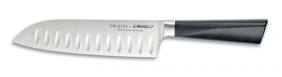 Santoku-veitsi, 18 cm - Cristel ryhmässä Ruoanlaitto / Keittiöveitset / Santoku-veitset @ KitchenLab (1155-22738)