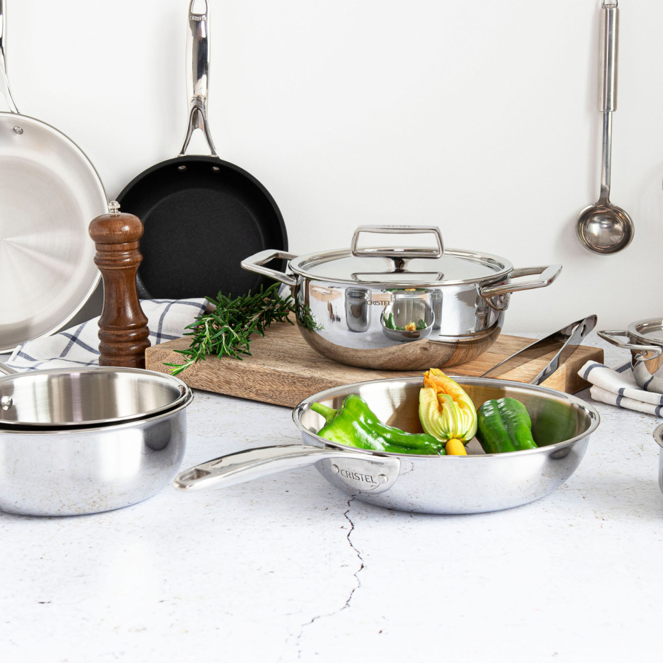 Wokkipannu ruostumatonta terästä, CastelPro - Cristel