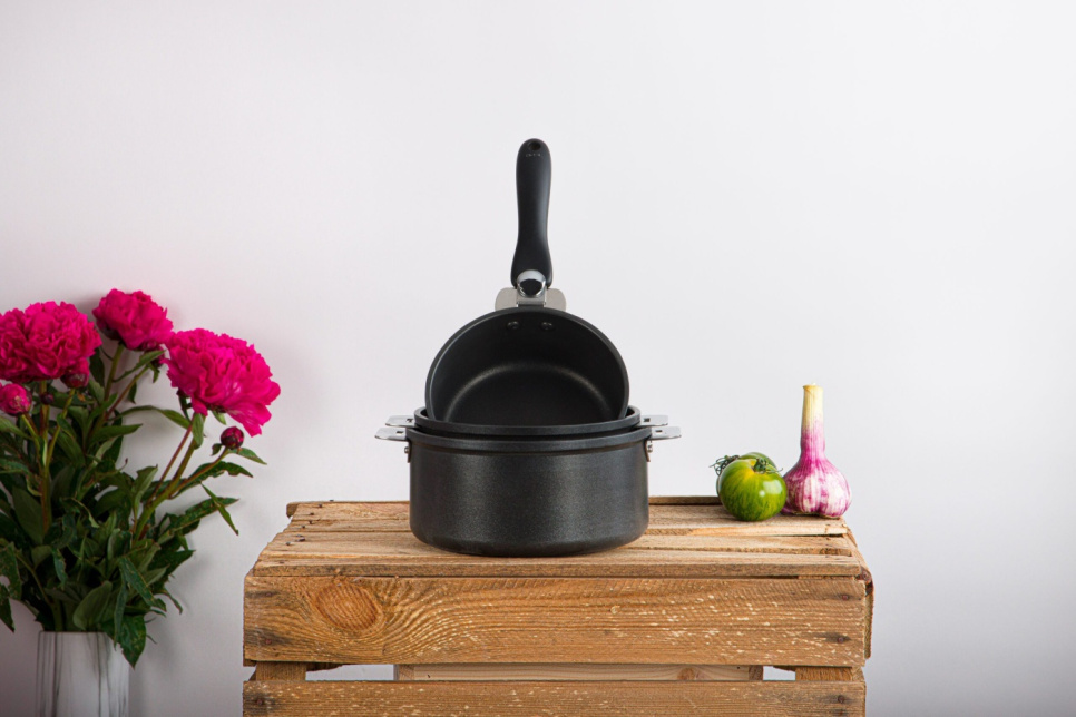 Päällystetty kattila irrotettavilla kahvoilla, Cookway - Cristel