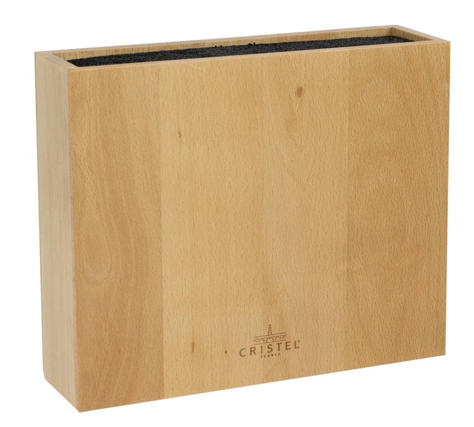 Suorakulmainen veitsilohko 10 veitselle - Cristel