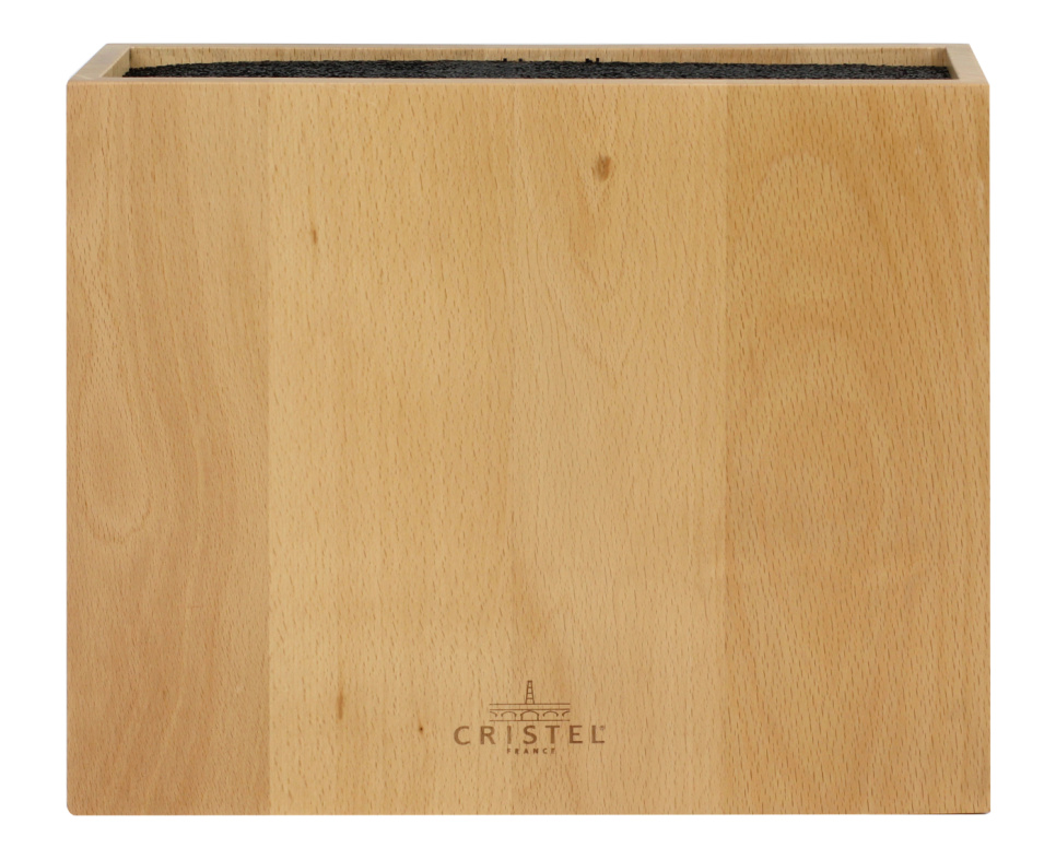 Suorakulmainen veitsilohko 10 veitselle - Cristel