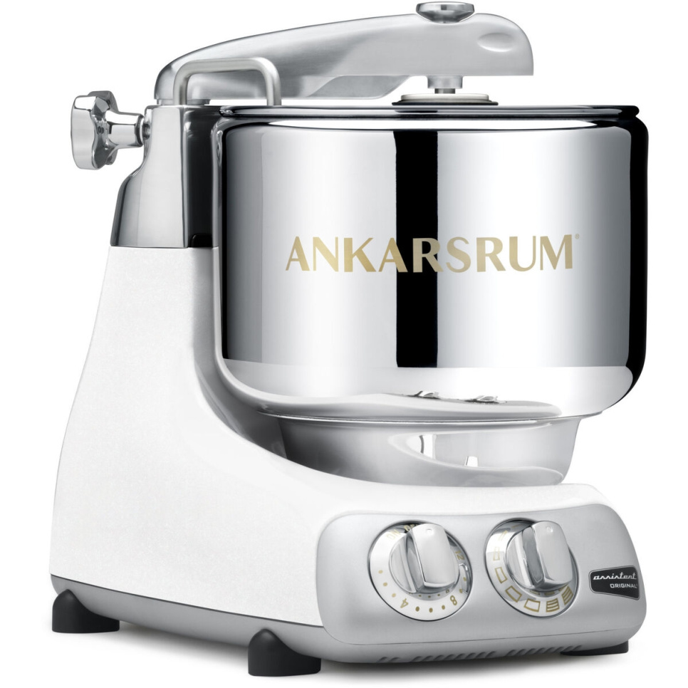 Ankarsrum Assistent Glossy White + Lisävarustepaketti Deluxe