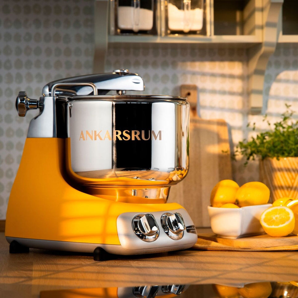 Ankarsrum Assistent Sunbeam Yellow + Lisävarustepaketti Deluxe