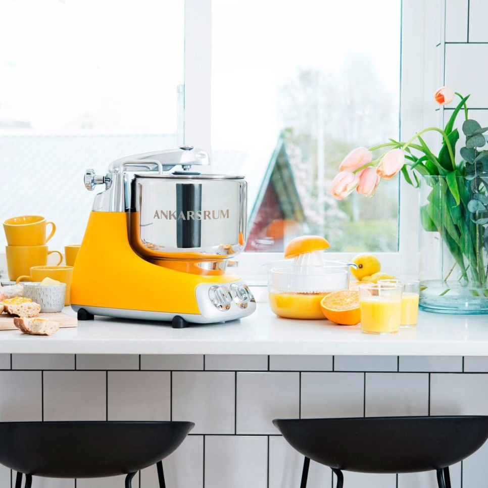 Ankarsrum Assistent Sunbeam Yellow + Lisävarustepaketti Deluxe