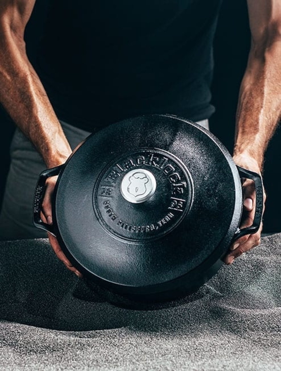 Valurautainen kattila, 5,2 litraa, Black Lock - Lodge