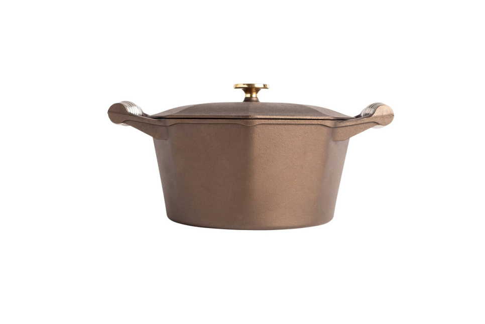Valurautainen muhennos kannen kanssa, hollantilainen Oveen 5QT, 4,7L - Finex Valurautainen muhennos kannen kanssa, hollantilainen Oveen 5QT, 4,7L - Finex