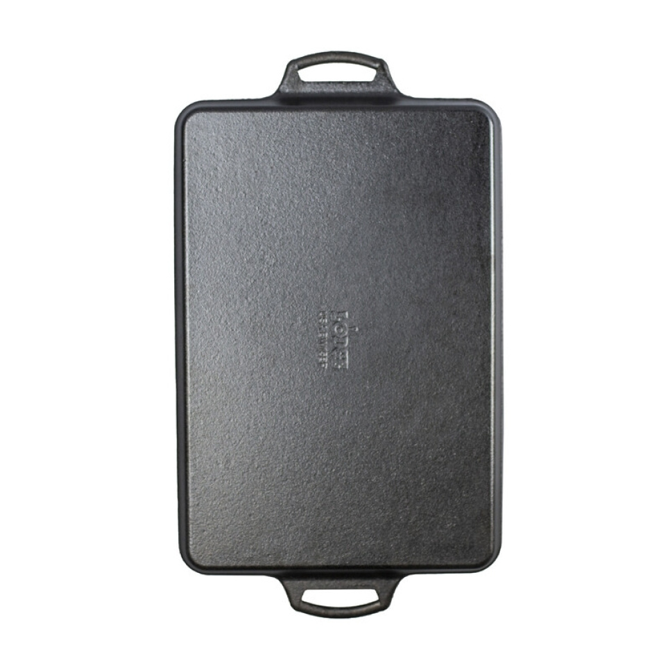 Valurautainen leivinpelti/vuoka, 39,3 x 26,6 cm, Leipomotarvikkeet - Lodge