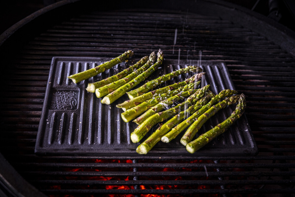  Emaloitu valurautainen käännettävä parila/grilli, 41 x 29 cm - Holy Smoke BBQ