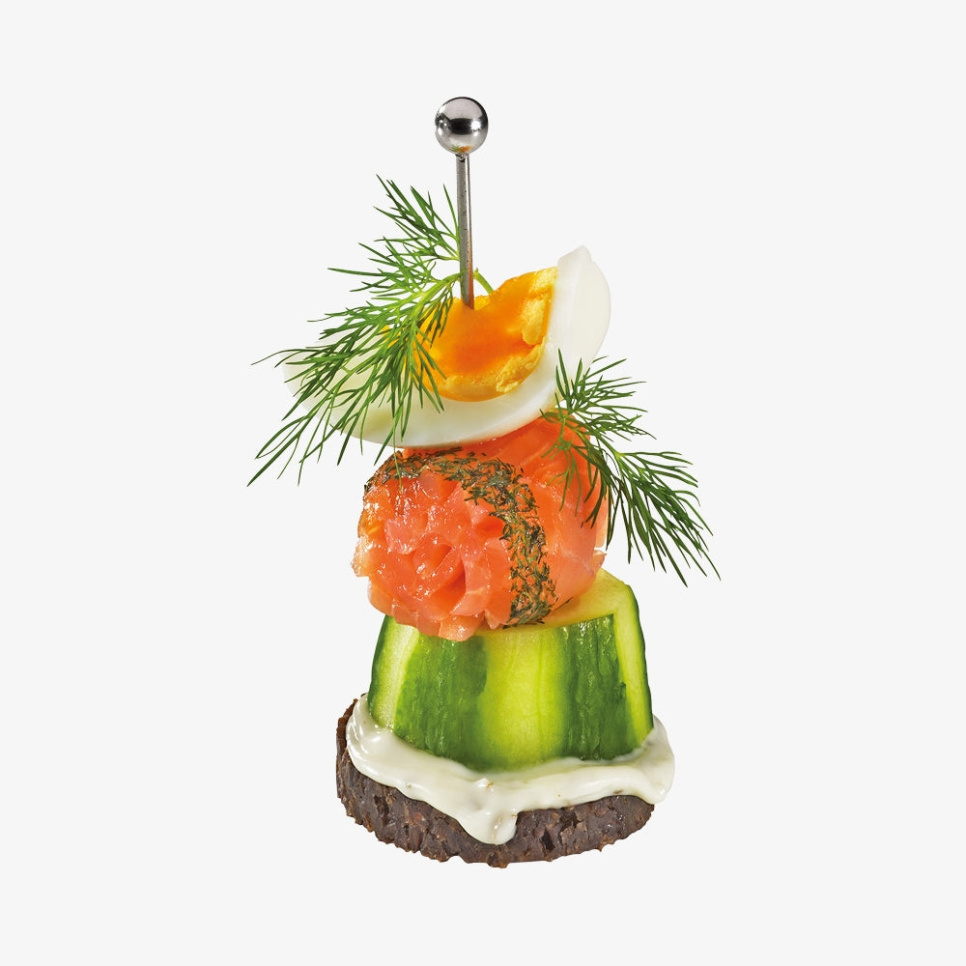 Ruostumattomasta teräksestä valmistetut cocktailtikut, 6-pack - Cilio