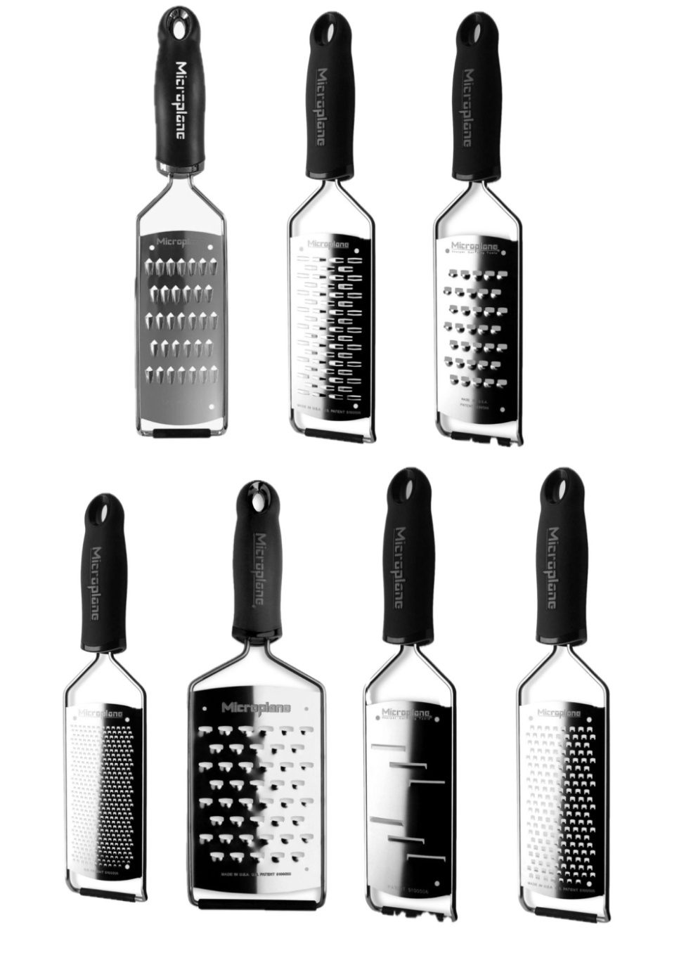 Grater, Gourmet, 3-pack - Microplane ryhmässä Ruoanlaitto / Siivuta, Silppua & Raasta / Raastimet @ KitchenLab (1316-33354)