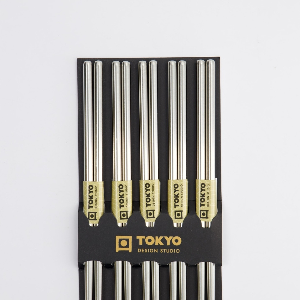 Syömäpuikot, 5-pack - Tokyo Design Studio - Ruostumatonta terästä