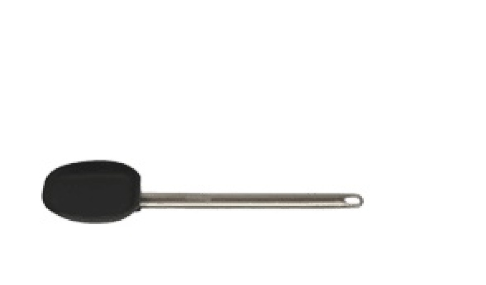 Silikonilusikka, 30 cm, musta/ruostumaton teräs ryhmässä Ruoanlaitto / Keittiövälineet / Kauhat & lusikat @ KitchenLab (1362-12587)
