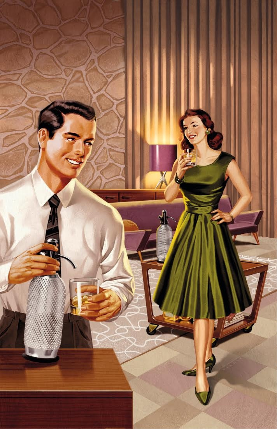 Soodasifoni Classic, retrotyylisellä verkolla - iSi