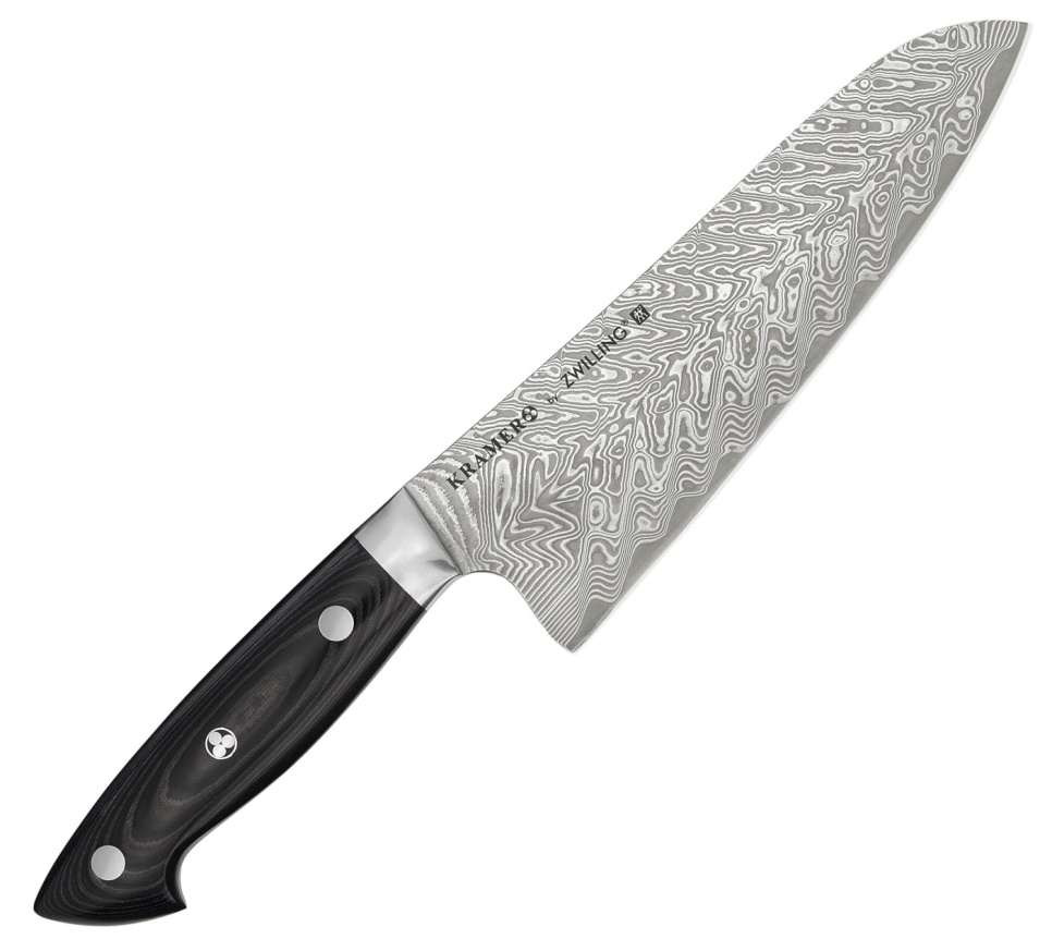 Bob Kramer Damascus Santoku-veitsi, 18 cm ryhmässä Ruoanlaitto / Keittiöveitset / Santoku-veitset @ KitchenLab (1418-12893)