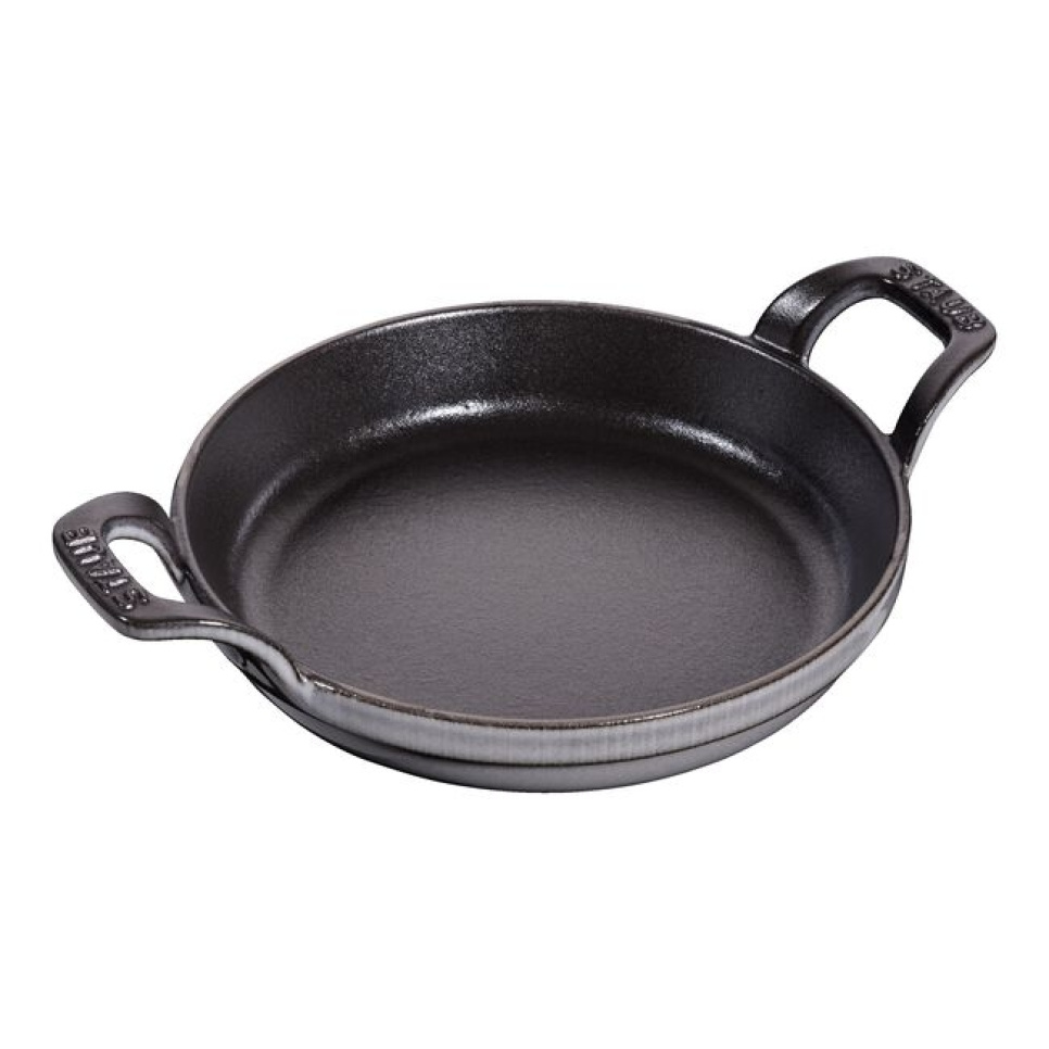 Uunivuoka Valurautaa, Harmaa - Staub - 16 cm ryhmässä Ruoanlaitto / Muotit & Astiat / Uunivuoat @ KitchenLab (1418-13086)