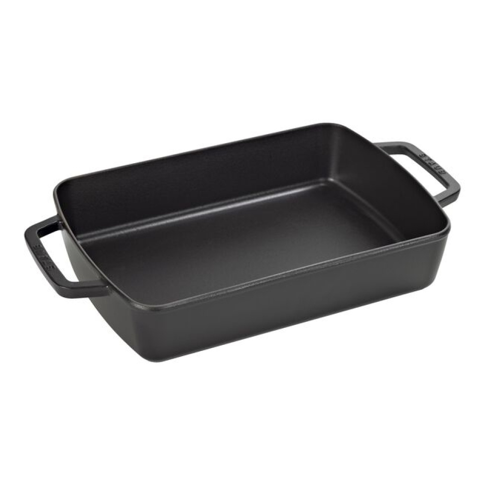 Uunivuoka Valurautaa, 30x20 cm, musta - Staub ryhmässä Ruoanlaitto / Muotit & Astiat / Uunivuoat @ KitchenLab (1418-13098)