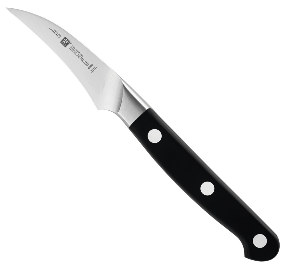 Kaareva yleisveitsi, 7 cm - Zwilling Pro ryhmässä Ruoanlaitto / Keittiöveitset / Kuorimaveitset @ KitchenLab (1418-14082)