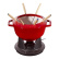 Fonduepata, Punainen, 20 cm - Staub