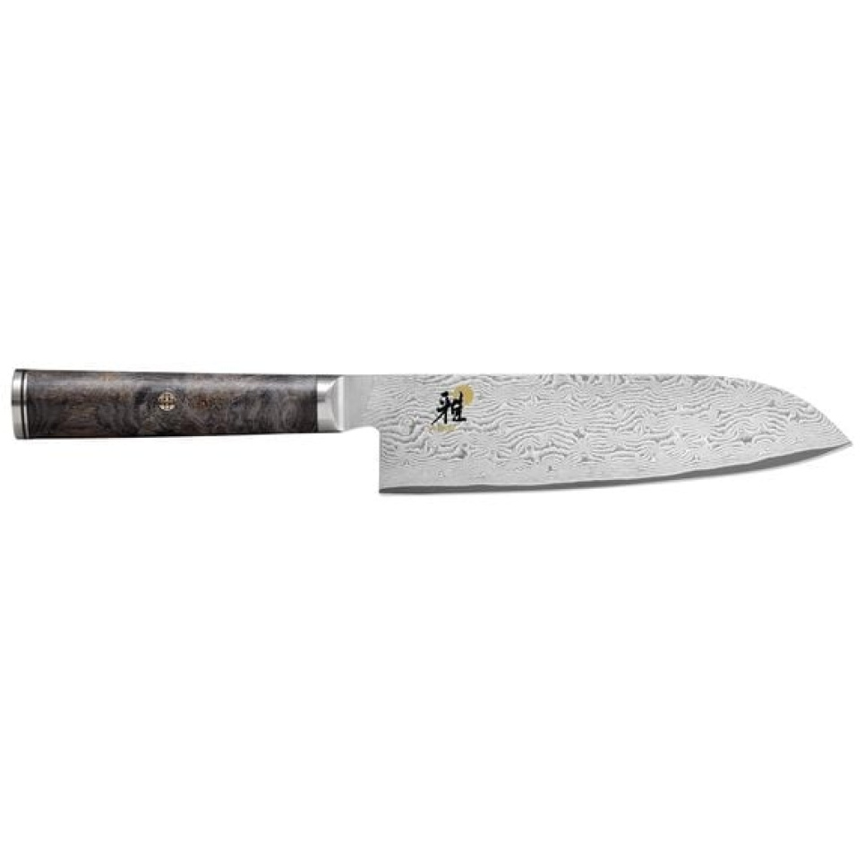 Santoku 18cm, 5000 MCD 67, jossa on mustaa vaahteran kahvoja - Miyabi ryhmässä Ruoanlaitto / Keittiöveitset / Santoku-veitset @ KitchenLab (1418-27393)