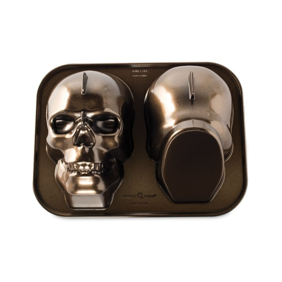 Kakkuvuoka Haunted Skull Pan - Nordic Ware ryhmässä Leipominen / Leivontavuoat / Kakkuvuoat @ KitchenLab (1422-14039)
