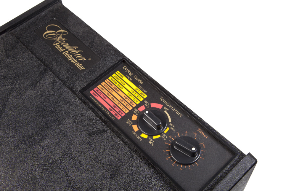 Kuivauskaappi 9 alustalla 4926T, musta/musta - Excalibur